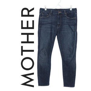MOTHER The Looker Crop Blue Jeans Size 29
